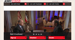 Desktop Screenshot of jerrybrown.org