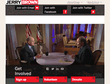 Tablet Screenshot of jerrybrown.org